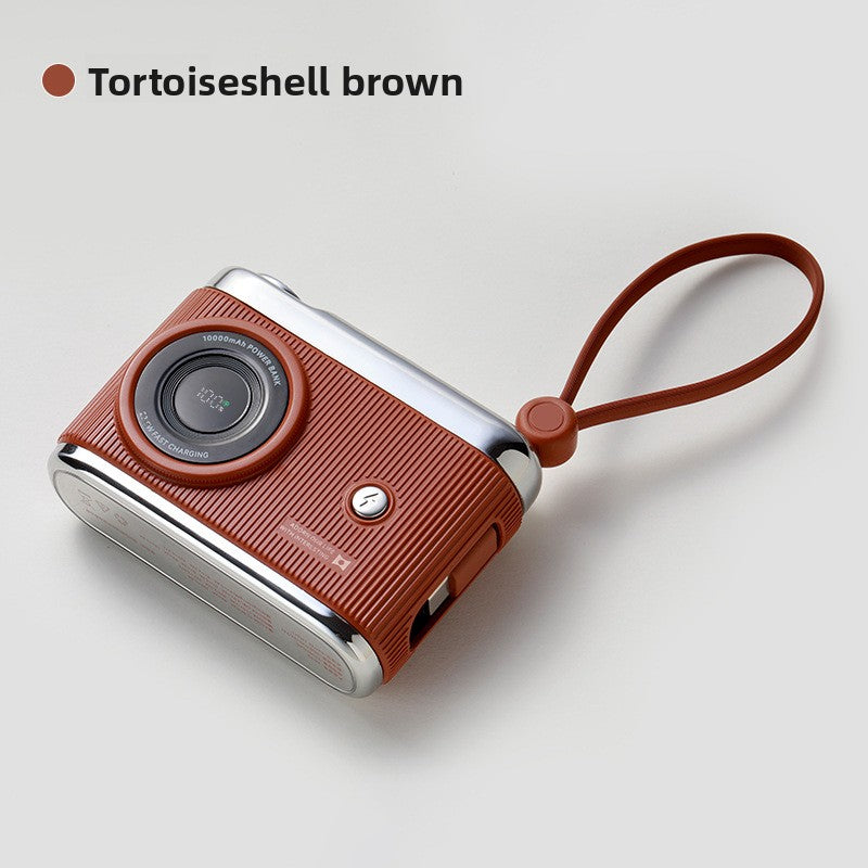 Creative Camera Power Bank with Fast Charging