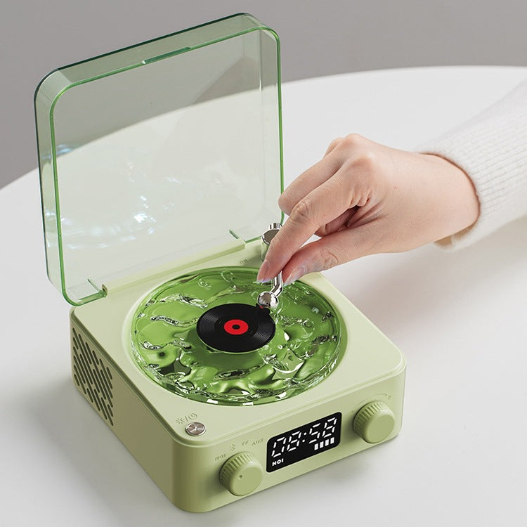 High Quality Bluetooth speaker with a Vinyl Player Style