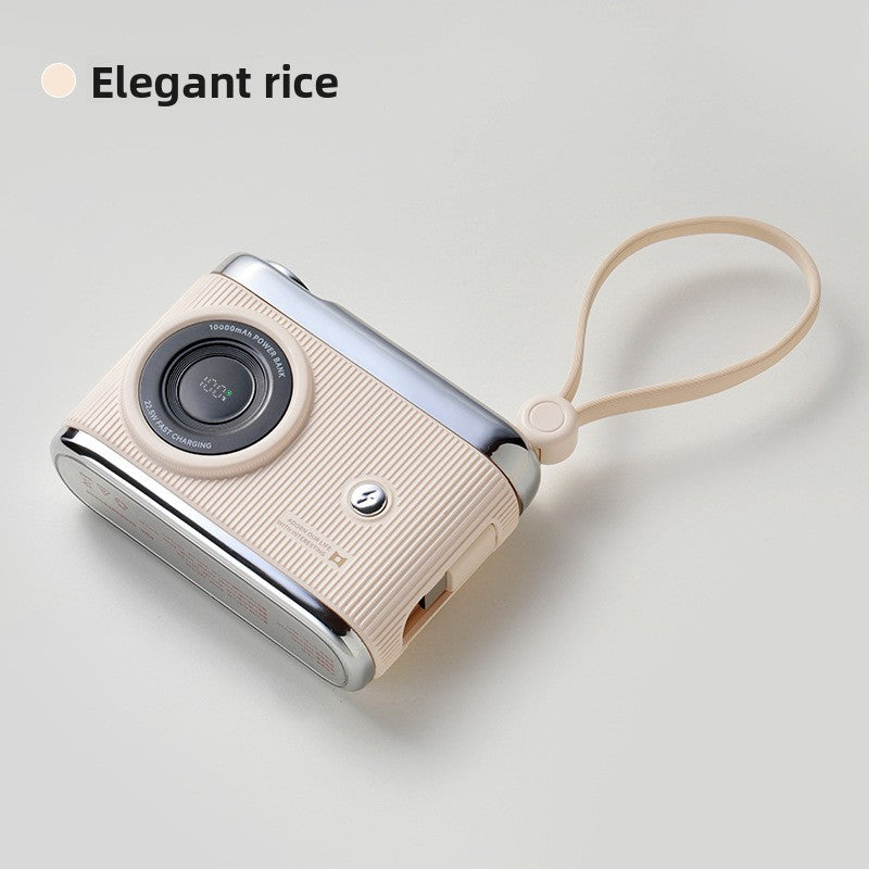 Creative Camera Power Bank with Fast Charging